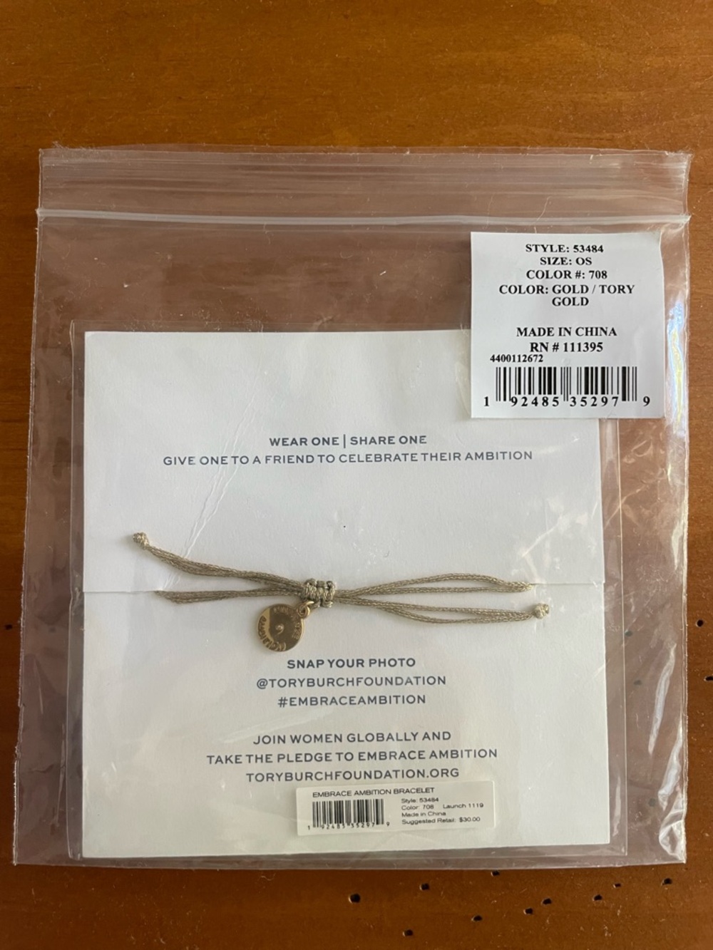 Tory Burch EMBRACE AMBITION BRACELET in Gold/Tory Gold - Picture 5 of 12